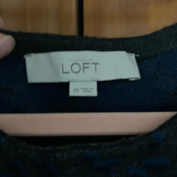 Thick navy leopard print dress - Picture 3 of 4